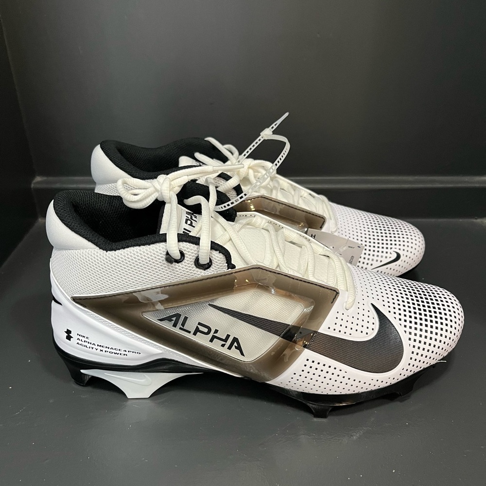 Nike Alpha Menace Pro  - SZ 10 NWOB white/black